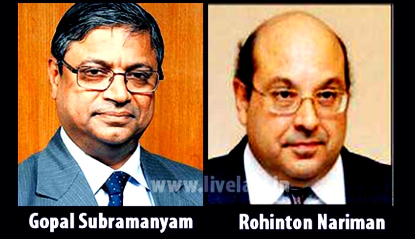 Gopal Subramaniam and RF Nariman to be Judges of Supreme Court of India. GS Likely to be CJI in 2022 Gopal Subramaniam and RF Nariman to be Judges of Supreme Court of India. GS Likely to be CJI in 2022