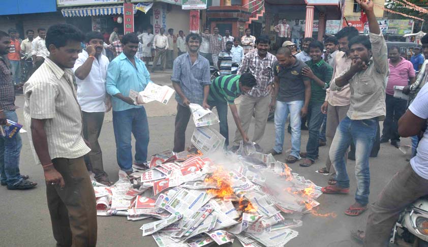 Telangana: Intolerance to hostile media