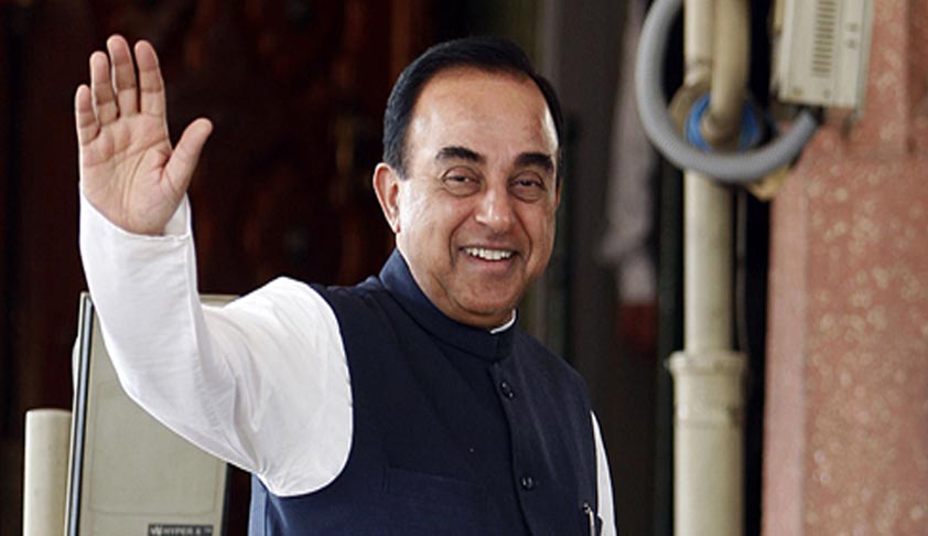 Subramaniam Swamy gets relief, defamation proceedings stayed by Supreme Court Subramaniam Swamy gets relief, defamation proceedings stayed by Supreme Court