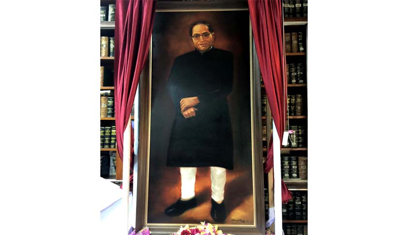Dr. B.R. Ambedkar’s portrait unveiled in SCBA Library-I; Mahatma Gandhi’s grandson expresses retrospective dream of Dr. Ambedkar being the Vice-President of India Dr. B.R. Ambedkar’s portrait unveiled in SCBA Library-I; Mahatma Gandhi’s grandson expresses retrospective dream of Dr. Ambedkar being the Vice-President of India