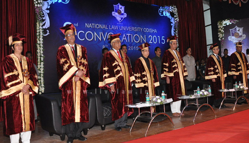 NLUO holds 2nd Annual Convocation; Chief Justice D.H Waghela delivers Convocation Address on behalf of president of India NLUO holds 2nd Annual Convocation; Chief Justice D.H Waghela delivers Convocation Address on behalf of president of India