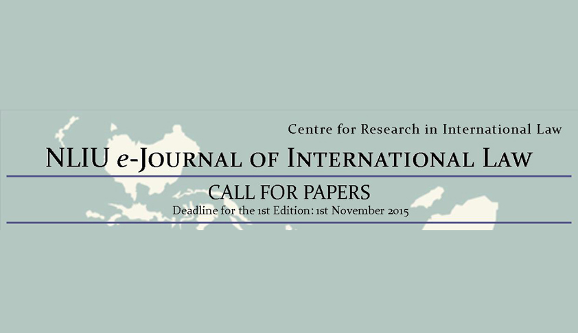 Call for Papers: NLIU e-Journal of International Law