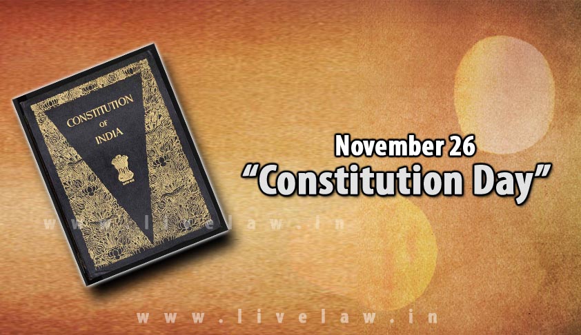 National Law Day To Be Celebrated Jointly By Law Commission & NITI Aayog On Nov 25, 26 National Law Day To Be Celebrated Jointly By Law Commission & NITI Aayog On Nov 25, 26