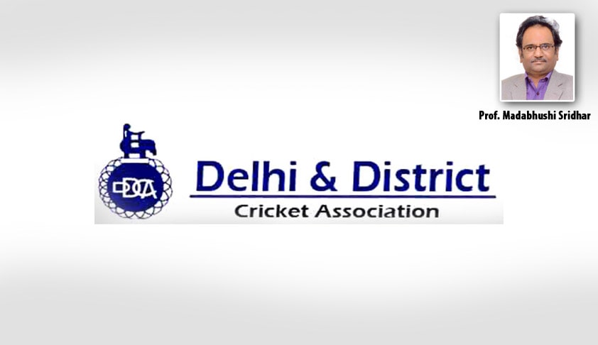 Exclusive; This Powerful Dissent of Prof. Sridhar in CIC Order shows all was not well in #DDCA Exclusive; This Powerful Dissent of Prof. Sridhar in CIC Order shows all was not well in #DDCA