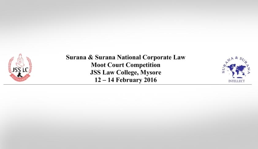 14th Surana & Surana National Corporate Law Moot Court Competition  & National Judgment Writing Competition on Corporate Law