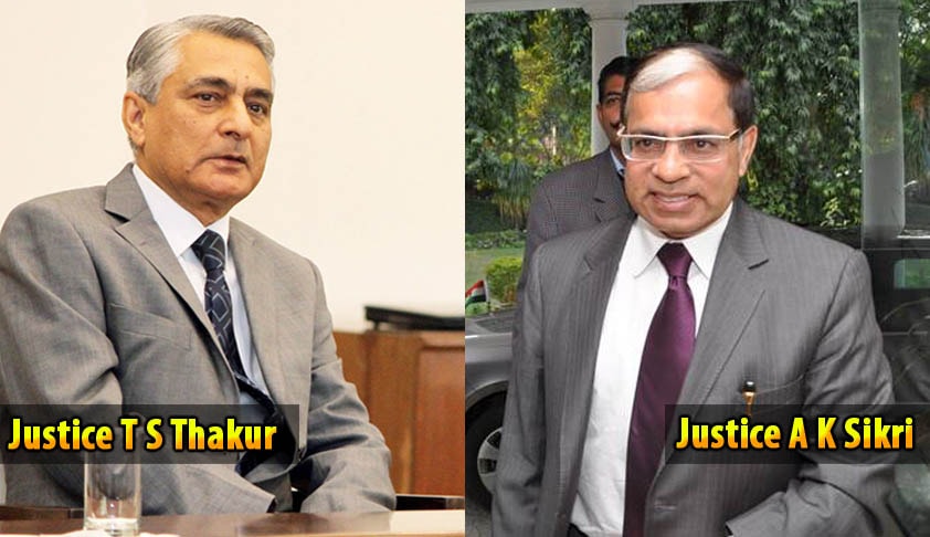 Odd Even Formula: CJI T.S. Thakur and Justice A.K. Sikri car pool to work despite being exempt Odd Even Formula: CJI T.S. Thakur and Justice A.K. Sikri car pool to work despite being exempt