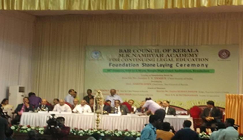 CJI lays foundation stone of Bar Council of Kerala M.K Nambyar Lawyers Academy for Continuing Legal Education at Cochin