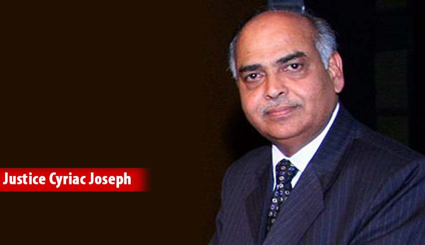 Students opposition towards capital punishment could not be called anti-national; Justice Cyriac Joseph Students opposition towards capital punishment could not be called anti-national; Justice Cyriac Joseph