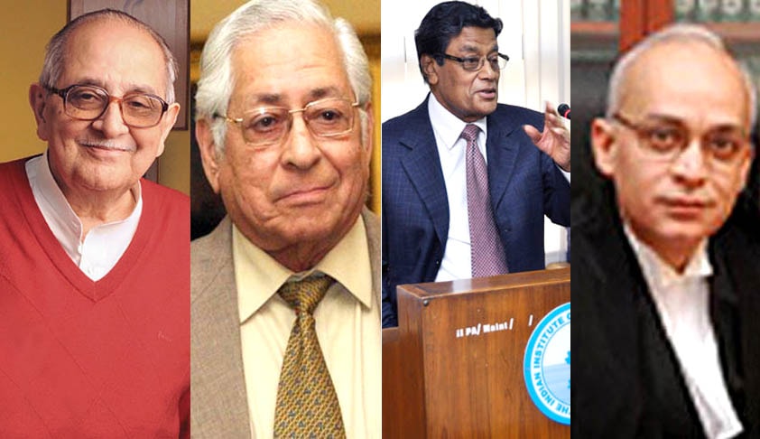 Nariman, KKV, Sorabji & other Seniors write to CJI against Transfer of Delhi HC Judge Justice Rajiv Shakdher Nariman, KKV, Sorabji & other Seniors write to CJI against Transfer of Delhi HC Judge Justice Rajiv Shakdher