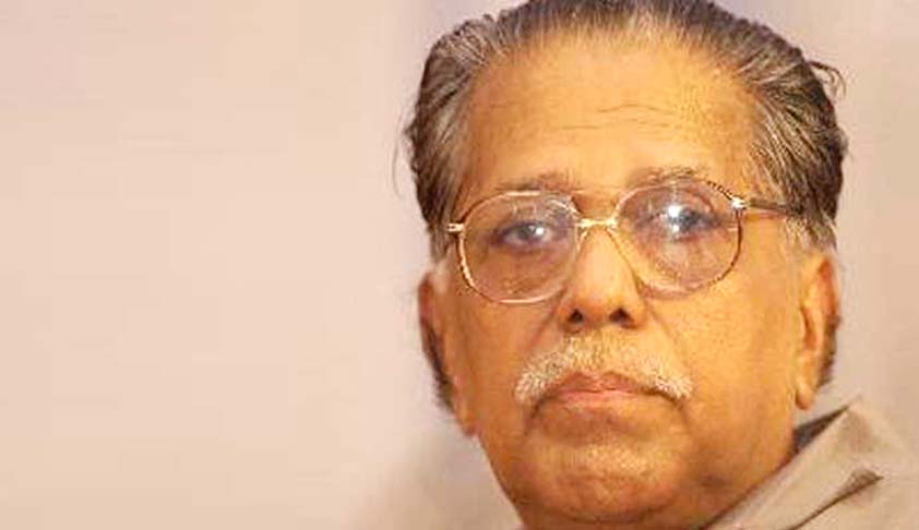 Sr. Advocate M.K Damodaran not to assume the post of Legal Advisor to Kerala CM Sr. Advocate M.K Damodaran not to assume the post of Legal Advisor to Kerala CM