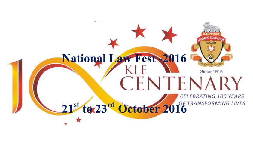 KLE Law College: National Law Fest 2016