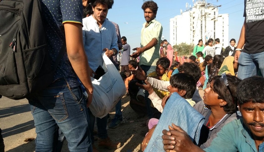 ILNU students organized Clothes drive on Christmas