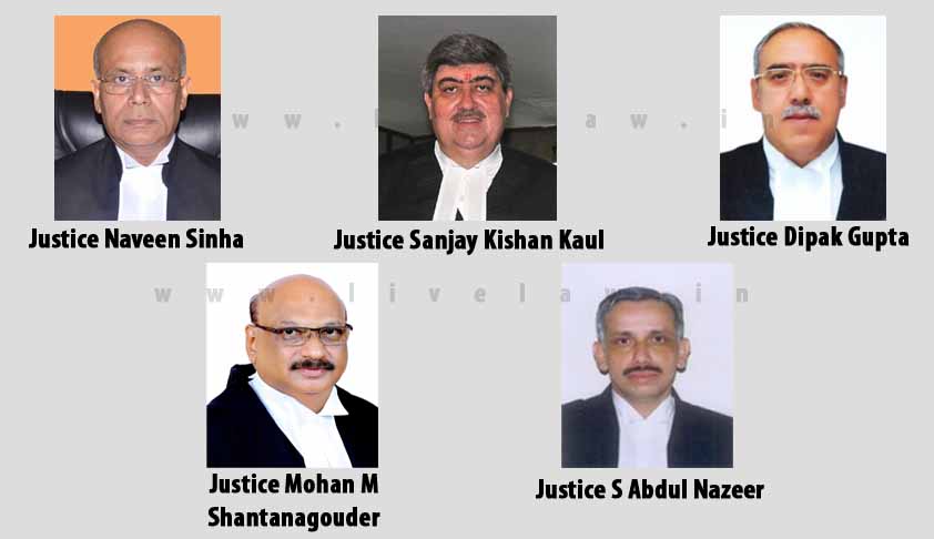 Collegium Recommends Four HC Chief Justices And A HC Judge To Supreme Court, No Women Judges In The List
