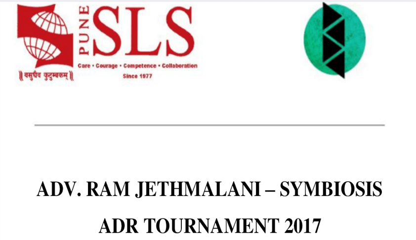 Adv. Ram Jethmalani-Symbiosis ADR Tournament, 2017