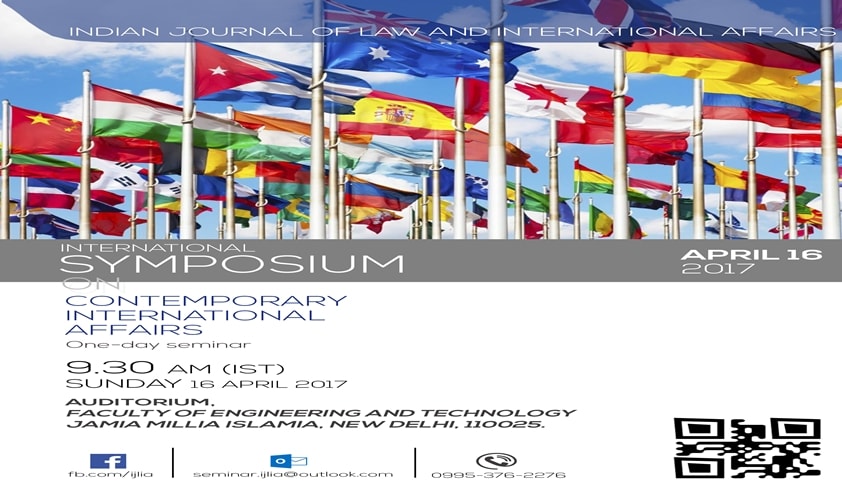 One-day International Symposium on Contemporary International Affairs