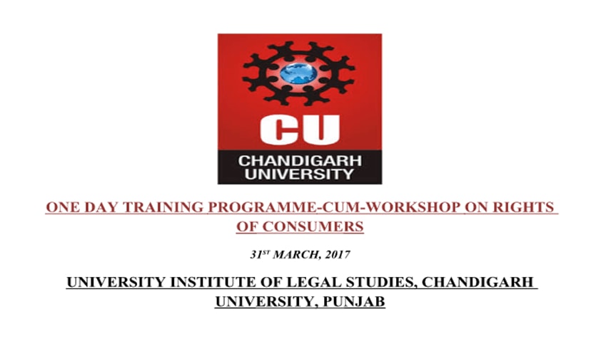 One Day Training Programme-cum-Workshop on Rights of Consumers