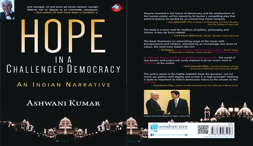 Book Launch: Hope in a Challenged Democracy – An Indian Narrative Book Launch: Hope in a Challenged Democracy – An Indian Narrative