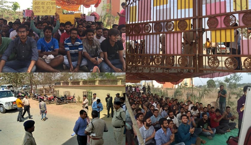 Fourth Day of NUSRL Protest