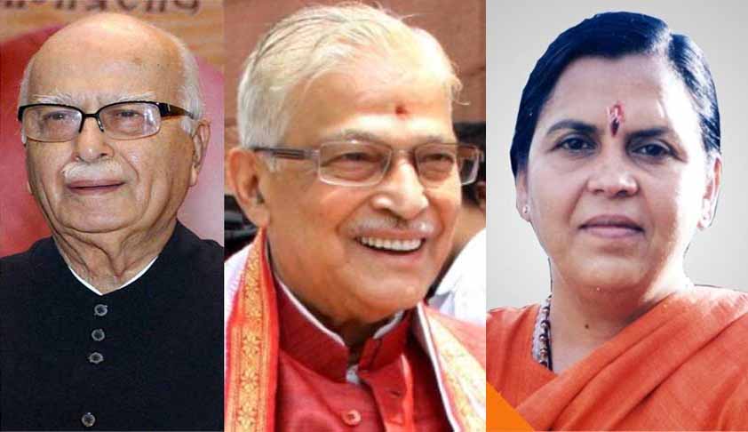 Babri Masjid Demolition Case: All Accused Including LK Advani, MM Joshi, Uma Bharti Granted Bail Babri Masjid Demolition Case: All Accused Including LK Advani, MM Joshi, Uma Bharti Granted Bail