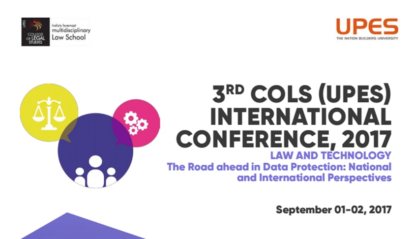3rd COLS (UPES) International Conference, 2017