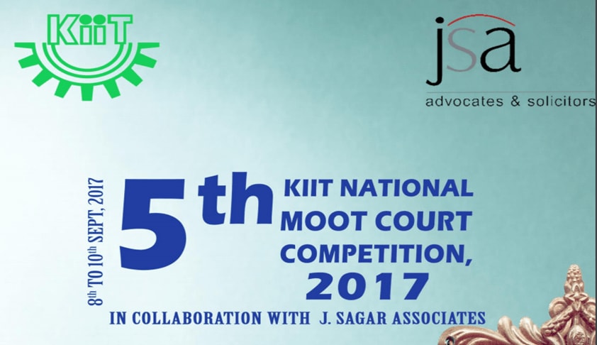 5th KIIT National Moot Court Competition, 2017