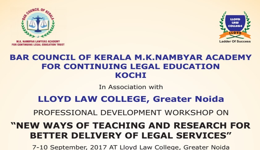 Professional Development Workshop On “New Ways Of Teaching And Research For Better Delivery Of Legal Services” Professional Development Workshop On “New Ways Of Teaching And Research For Better Delivery Of Legal Services”
