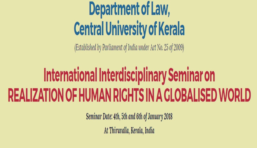 Call For Papers:International Interdisciplinary Seminar On “Realization Of Human Rights In A Globalised World”
