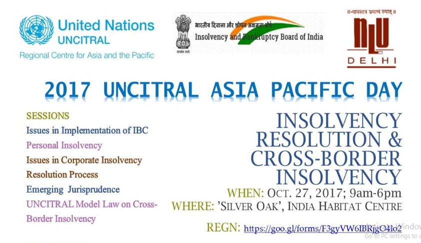 NLU Delhi Conference on Insolvency Resolution and Cross-Border Insolvency NLU Delhi Conference on Insolvency Resolution and Cross-Border Insolvency