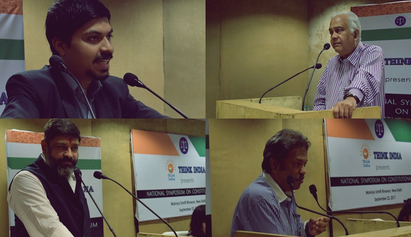 National Symposium On Constitutional Law Organized By Think India National Symposium On Constitutional Law Organized By Think India