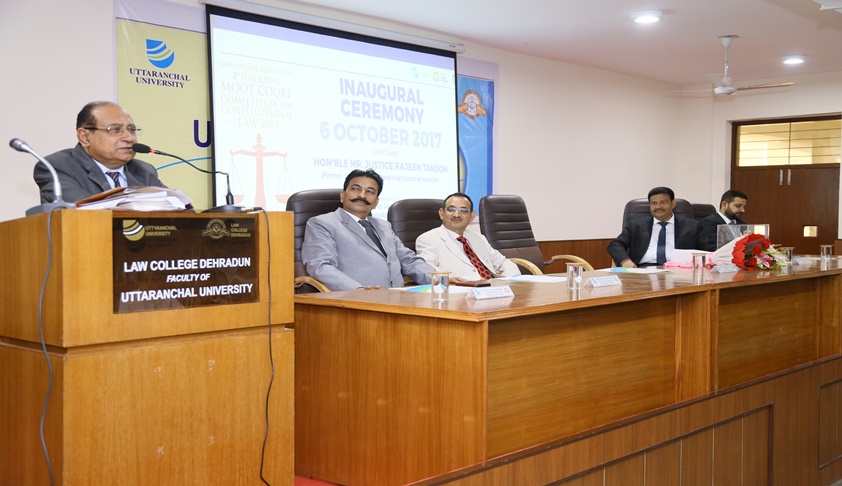 Second National Moot Court Competition Organized By Law College Dehradun: Inaugural Ceremony Report