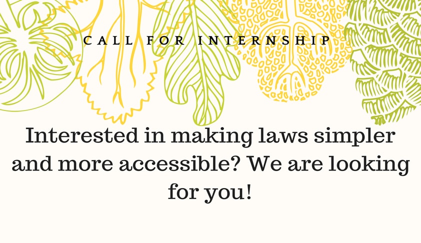 Call for Interns: Nyaaya, New Delhi [Apply by Nov 15]