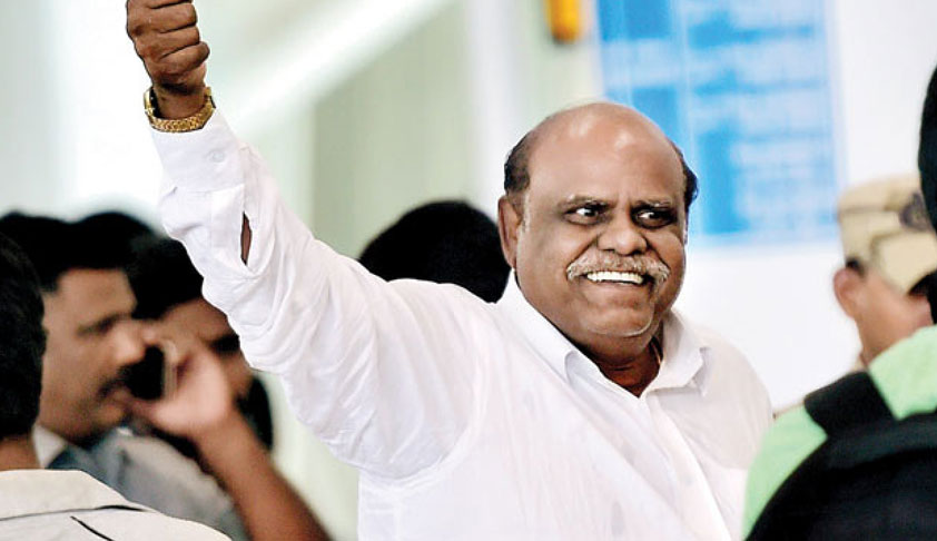 First Sitting HC Judge To Be Jailed For Contempt, Justice Karnan Set To Launch His Political Party First Sitting HC Judge To Be Jailed For Contempt, Justice Karnan Set To Launch His Political Party