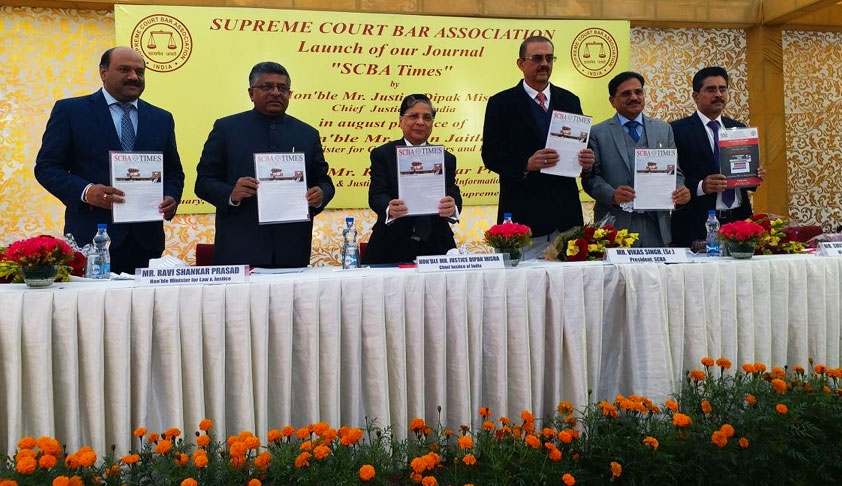 Launch Of Journal SCBA Times- Law Minister Ravi Shankar Prasad Roots For Simultaneous Elections