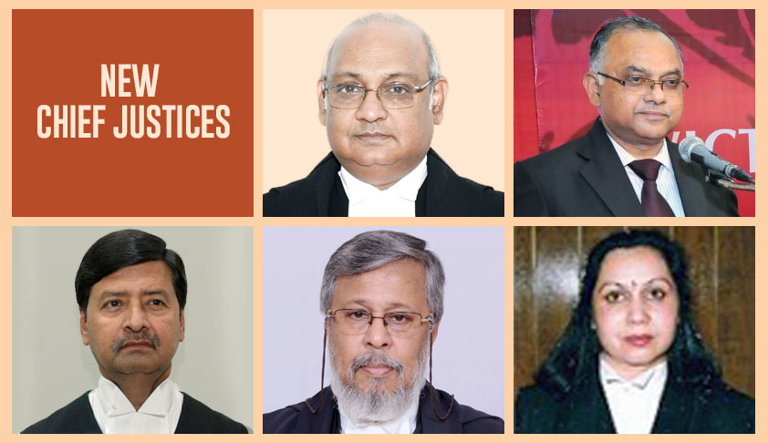 Breaking: New Chief Justices Appointed In Karnataka, Kerala,Tripura, Meghalaya, Manipur HCs [Read Notifications]