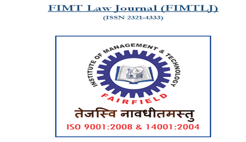 Call for Papers: Fairfield Institute of Management and Technology Law Journal (FIMTLJ) (Volume 1, Issue 1) Call for Papers: Fairfield Institute of Management and Technology Law Journal (FIMTLJ) (Volume 1, Issue 1)