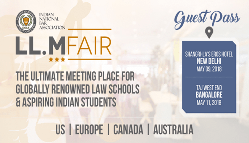 INBA-LL.M Fair (New Delhi: 9th May; Bangalore: 11thMay)