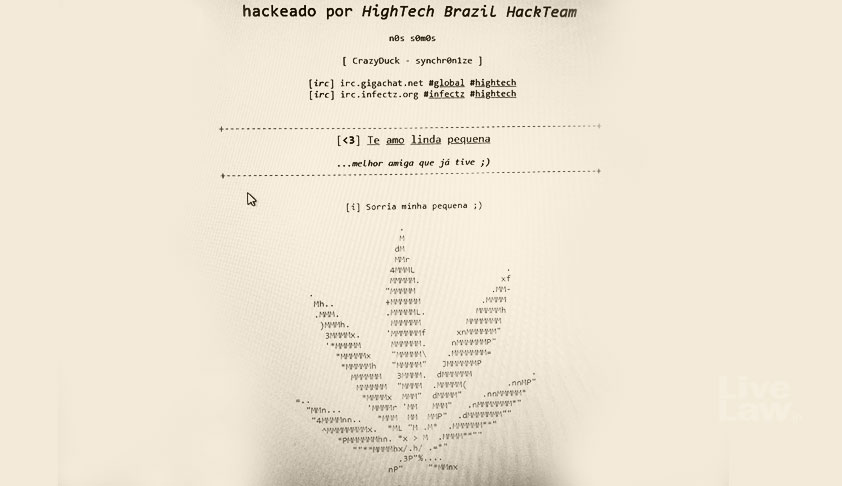 Supreme Court Website Down; Screenshots Allege Hacking By Brazilian Team