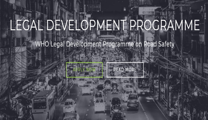 Call for Applications: Lawxy-WHO Legal Development Programme on Road Safety