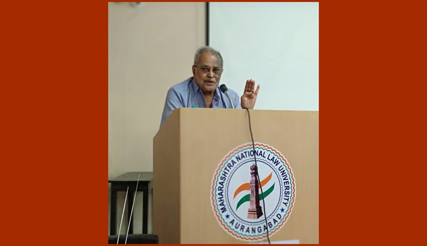 Prof. (Dr) A. Lakshminath Delivers Lecture on Jurisprudence at MNLU, Aurangabad