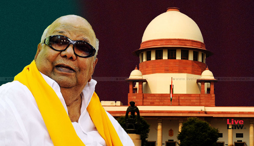 When Karunanidhi Knocked The Doors Of The Supreme Court