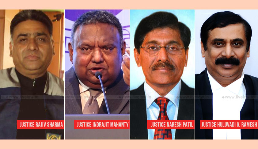 Acting CJs Appointed For Bombay, Uttarakhand ,Orissa & Madras High Courts
