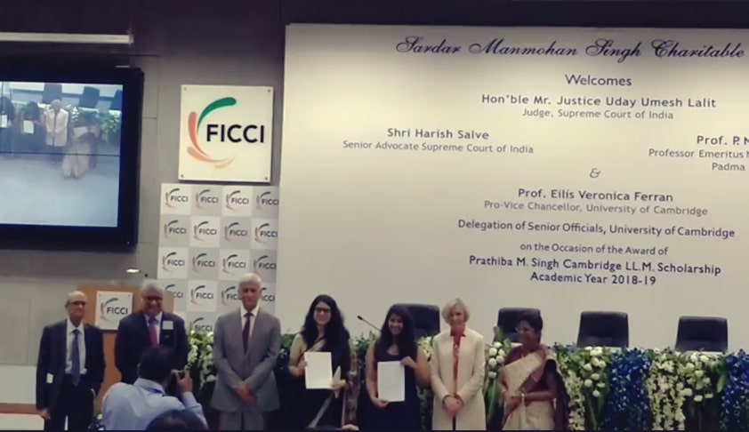 “Gyan Daan” (Gift Of Knowledge) Is the Best Possible Gift To Anybody: Justice UU Lalit At  Pratibha M. Singh Cambridge LL.M Scholarship” Distribution Event [Full Video]