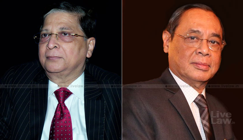 CJI Misra Recommends Justice Ranjan Gogoi As The Next Chief Justice Of India CJI Misra Recommends Justice Ranjan Gogoi As The Next Chief Justice Of India