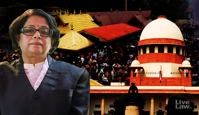 Sabarimala: Permitting PILs In Religious Matters Will Open Floodgates To Interlopers; Graver Perils For Religious Minorities: Justice Indu Malhotra’s Dissent Sabarimala: Permitting PILs In Religious Matters Will Open Floodgates To Interlopers; Graver Perils For Religious Minorities: Justice Indu Malhotra’s Dissent