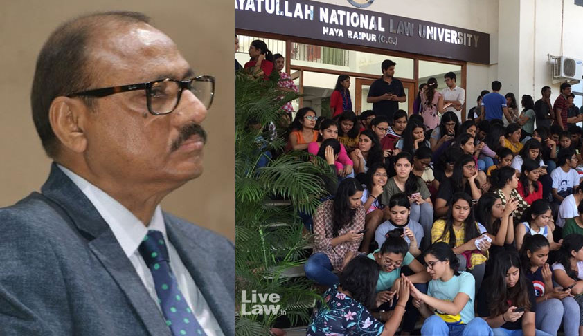 “I Have Come To Bury The Past”: HNLU Chancellor Addresses Students After VC’s Resignation