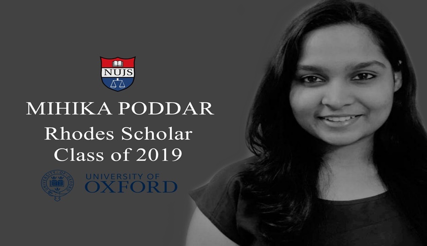 NUJS’ Mihika Poddar Bags Rhodes Scholarship