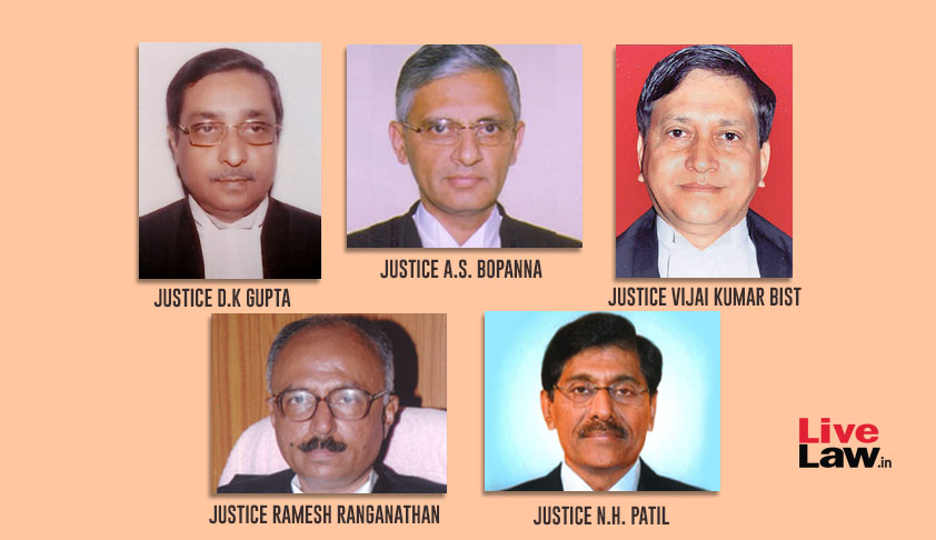 SC Collegium Recommends New Chief Justices For Bombay, Calcutta, Uttarakhand, Gauhati and Sikkim HCs SC Collegium Recommends New Chief Justices For Bombay, Calcutta, Uttarakhand, Gauhati and Sikkim HCs