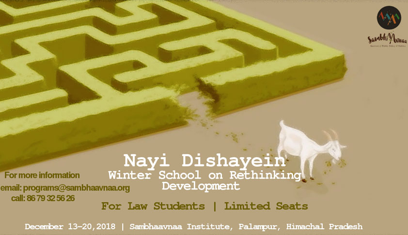 Call for Applications: Sambhaavnaa Institute’s Winter School on Rethinking Development [13th-20th Dec; Palampur]