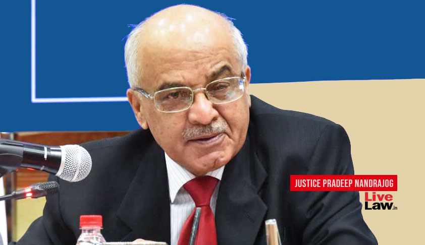 SC Collegium Recommends Elevation Of Rajasthan HC Chief Justice Pradeep Nandrajog To SC SC Collegium Recommends Elevation Of Rajasthan HC Chief Justice Pradeep Nandrajog To SC