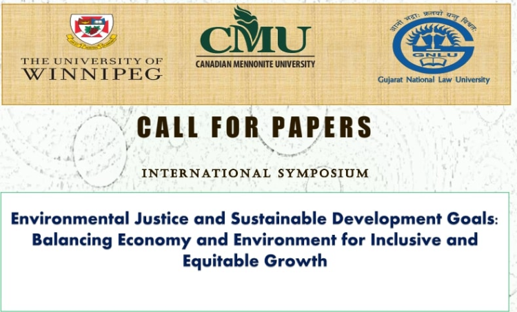 Call For Papers: International Symposium On Environment Justice & Sustainable Development Goals, GNLU Call For Papers: International Symposium On Environment Justice & Sustainable Development Goals, GNLU